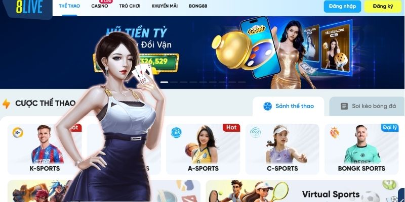 8LIVE là thương hiệu uy tín với 10 năm kinh nghiệm