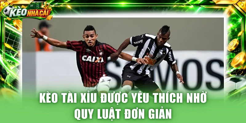 Kèo Tài Xỉu được yêu thích nhờ quy luật đơn giản